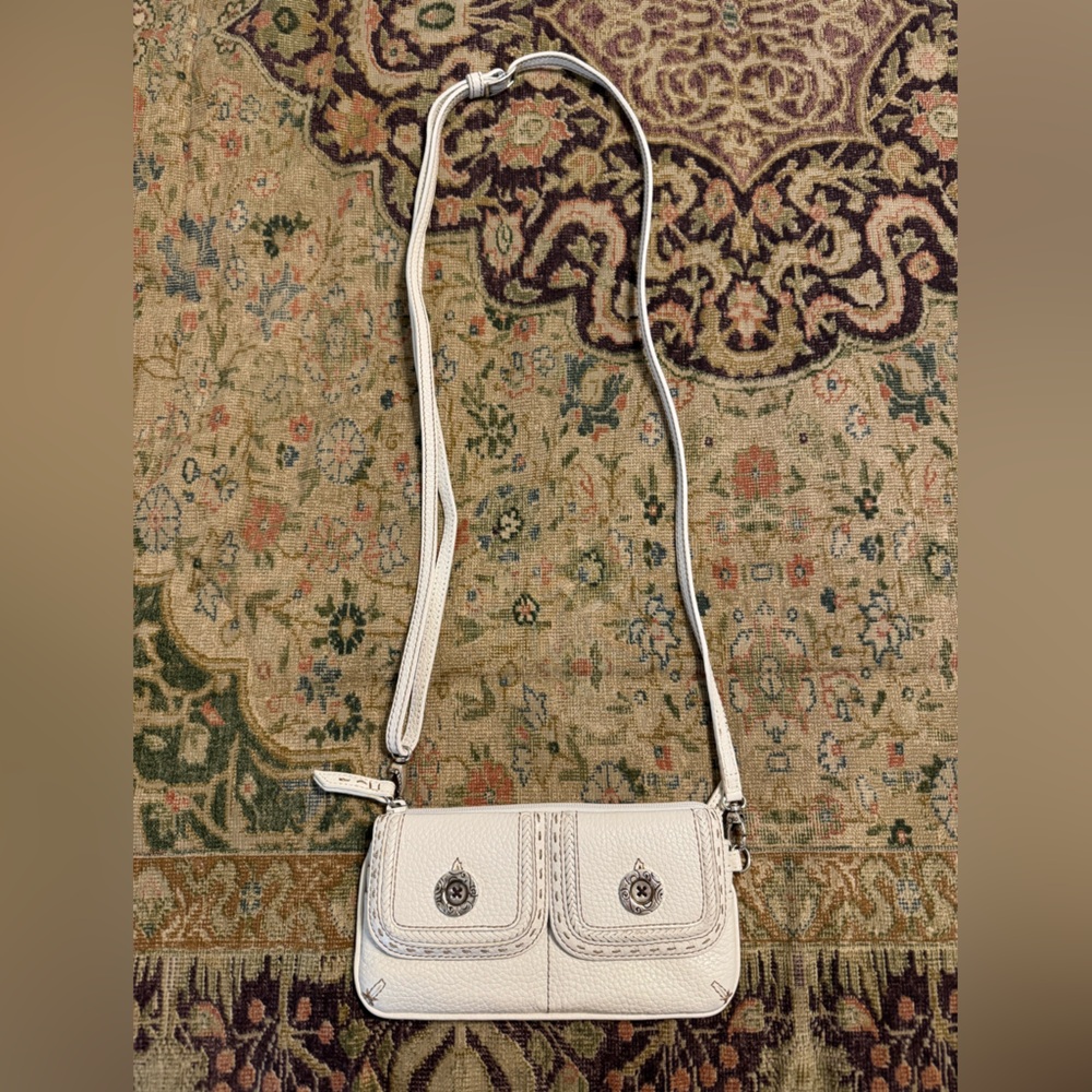 Brighton leather crossbody/clutch. NWOT.